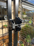 Premium push button gate latch - Cat Enclosure Supplies