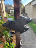 Premium push button gate latch - Cat Enclosure Supplies