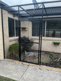 Light - Duty Aluminium Square Tube (32mm x 32mm x 1.6mm) 2m long - Cat Enclosure Supplies