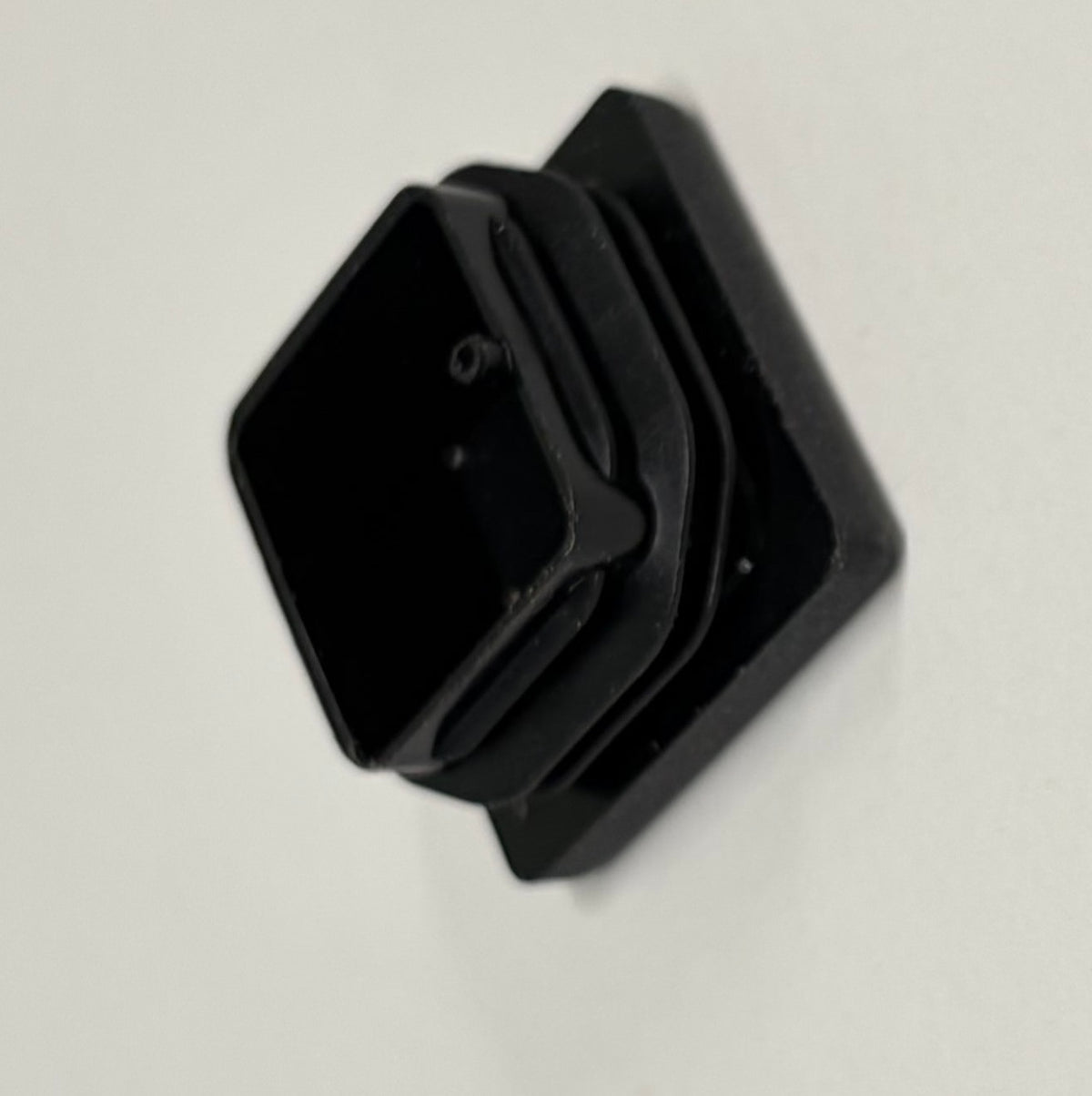 Plastic End Cap Black Suits Aluminium Tube 32mm x 32mm - Cat Enclosure Supplies