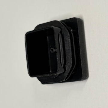Plastic End Cap Black Suits Aluminium Tube 32mm x 32mm - Cat Enclosure Supplies