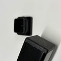 Plastic End Cap Black Suits Aluminium Tube 32mm x 32mm - Cat Enclosure Supplies