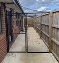Black mesh gate – 1820mm high x 880mm wide - Cat Enclosure Supplies