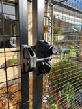 Black mesh gate – 1820mm high x 865mm wide - Cat Enclosure Supplies