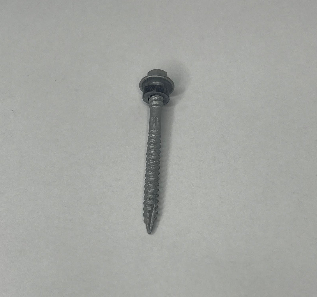 Timber tec screws. Galvanized 12 guage x 65mm with seal - Cat Enclosure Supplies